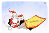 Cartoon: Weihnachtslockdown (small) by Kostas Koufogiorgos tagged karikatur,koufogiorgos,illustration,cartoon,weihnachten,lockdown,teppich,verstecken,pandemie