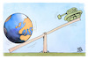 Cartoon: Welt vs. Putin (small) by Kostas Koufogiorgos tagged koufogiorgos,karikatur,putin,welt,erde,wippe,gegengewicht,panzer,russland,vereinte,nationen