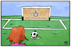 Cartoon: Weltfrauentag (small) by Kostas Koufogiorgos tagged karikatur,koufogiorgos,illustration,cartoon,weltfrauentag,fussball,chancengleichheit,gleichberechtigung,frau,gender,gesellschaft