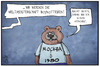 Cartoon: WM-Boykott (small) by Kostas Koufogiorgos tagged karikatur,koufogiorgos,illustration,cartoon,moskau,1980,olympia,boykott,sport,sportveranstaltung,wm,bär,maskottchen,politik,eu,europa,russland