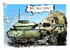 Cartoon: Yes they can! (small) by Kostas Koufogiorgos tagged un vereinte nationen usa sicherheitsrat waffenstillstand gaza israel palästina hamas krieg bodenoffensive panzer kostas koufogiorgos