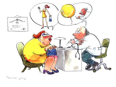 Cartoon: Diet (medium) by Marlene Pohle tagged cartoon,