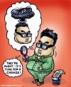Cartoon: hair style (small) by illustrator tagged satire,leader,north,cartoon,character,comic,korea,nucluar,hair,style,treaty,kim,jung,ill,welleman