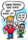 Cartoon: On Top (small) by illustrator tagged gay,homo,schwul,homosexuel,cartoon,gays,guys,people,menschen,manner,cartoons,illustration,illustrator,welleman