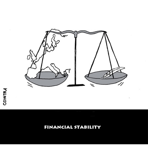Cartoon: Financial Stability (medium) by Conntra tagged europa