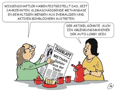 Cartoon: Methan (medium) by JotKa tagged methan,gase,austritt,klima,co2,klimawandel,umwelt,natur,oelförderung,gasförderung,bohrtürme,mensch,planet,erde,sumpfgas,grubengas,methan,gase,austritt,klima,co2,klimawandel,umwelt,natur,oelförderung,gasförderung,bohrtürme,mensch,planet,erde,sumpfgas,grubengas