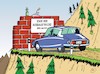 Cartoon: Bitte wenden (small) by JotKa tagged auto,kraftfahrzeuge,verkehr,straßen,berge,hindernisse,sackgasse,führerschein,autofahrer