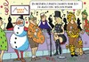 Cartoon: Ein wilder Feger (small) by JotKa tagged karneval,fasching,rosenmontag,weiberfastnacht,party,feier,bar,sektbar,musik,tanz,mann,frau,er,sie,sex,erotik,liebe,partnerschaft,schneemann,schornsteinfeger,tiger