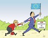 Cartoon: EU Reformer (small) by JotKa tagged merkel,macron,eu,europäische,union,berlin,paris,brüssel,reformen