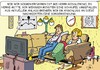 Cartoon: Fernsehen (small) by JotKa tagged fernsehen nachrichten öffentlich rechtlich ard zdf sondermeldungen brennpunkt