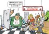 Cartoon: Geschlechtstest (small) by JotKa tagged geschlechtstest,geschlecht,männlich,weiblich,mann,frau,gesellschaft,krankenhaus,hospital,arzt,notfall,medizin,transvestit