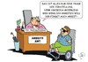 Cartoon: Herr Amtsschimmel 2 (small) by JotKa tagged job karriere berufe arbeitsplatz arbeitsamt löhne gehälter wirtschaft arbeitslosigkeit berufsunfähig behinderte gesellschaft moral
