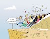 Cartoon: Lockerungen (small) by JotKa tagged coronakrise,cronaregeln,covid19,enschränkungen,lockerungen,restaurants,urlaubsreisen,fussball,politik,politiker