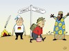 Cartoon: Prioritäten (small) by JotKa tagged priorität merkel chemnitz krawalle mordanschlag rassismus immigration pegida volkszorn polizei rechtsradikalismus politik flüchtlingspolitik rücknahmeabkommen senegal ghana nigeria