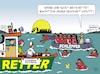 Cartoon: Private Seenotretter (small) by JotKa tagged seenot retter migration kriegsflüchtlinge wirtschaftsasylanten schlepper asylindustrie afrika europa mittelmeer