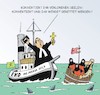 Cartoon: Rettungsmissionar (small) by JotKa tagged kirche missionare mission rettungsmission migration sclepper schleuser europa flüchtlingskrise politik politiker abkommen
