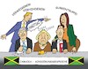 Cartoon: Sondierer (small) by JotKa tagged merkel,bundestagswahl,2017,koalitionen,sondierungen,differenzen,klima,migration,sondierunggespräche,neuwahlen,cdu,csu,fdp,grüne,regierungsbildung,bundesregierung