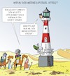 Cartoon: Wenn der Meeresspiegel steigt (small) by JotKa tagged natur umwelt klima klimawandel erderwärmung meeresspiegel wüste kamele beduinen leuchtturm leuchtturmwärter umweltschutz mensch