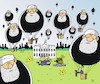 Cartoon: Wenn die Mullahs kommen (small) by JotKa tagged trump,donald,präsident,mullahs,atomabkommen,aufrüstung,säbelrasseln,krieg,kriegsgefahr,teheran,washington,white,house,weisses,haus