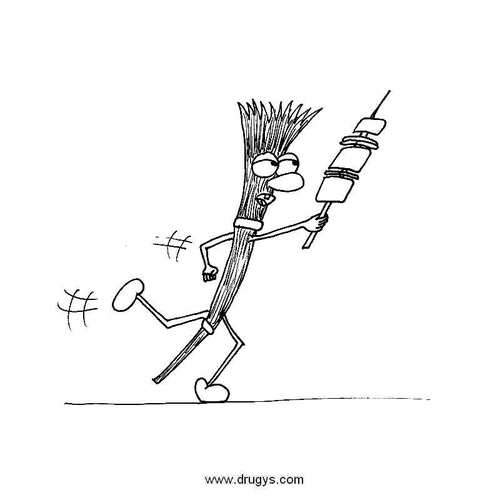 Cartoon: Spießrutenlauf (medium) by Drugys tagged wortspiel,spießrutenlauf
