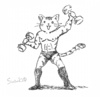 Cartoon: Muskelkater (small) by nbk11 tagged muskelkater,scribble