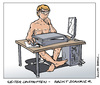 Cartoon: Nackt-Scanner (small) by Micha Strahl tagged micha strahl nacktscanner nackt scanner sicherheit kontrolle ganzkörperscanner flughafen