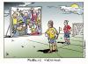 Cartoon: Public Viewing (small) by Micha Strahl tagged micha strahl em fußball europameisterschaft public viewing