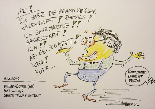 Cartoon: Praxisgebühr (medium) by Eggs Gildo tagged fdp,rösler,philipp,praxisgebühr