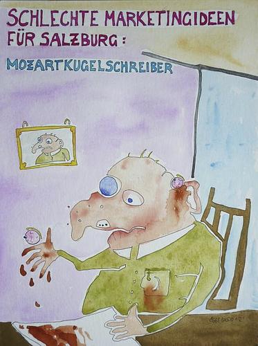Cartoon: Schlechte Marketingideen ... (medium) by Eggs Gildo tagged salzburg,marketing