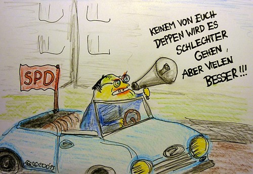 Cartoon: Wahlkampf im Osten (medium) by Eggs Gildo tagged ostdeutschland,wahlkampf,steinbrück,peer