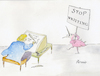 Cartoon: Stop writting ! (small) by bernie tagged culture,writer,animal