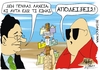 Cartoon: Receives (small) by doumas tagged receives,belege,papakonstantinou,greece,greek,hellas,hellenic