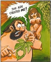 Cartoon: Adam and  Eve (small) by Dluho tagged love