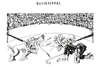 Cartoon: Dog encounter (small) by Dluho tagged sport