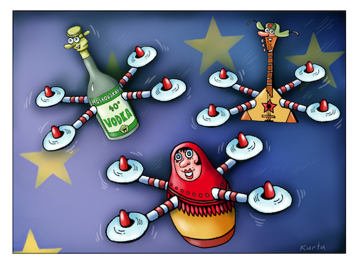 Cartoon: Invasion (medium) by kurtu tagged invasion,invasion