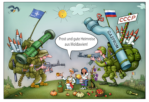 Cartoon: Moldawien (medium) by kurtu tagged moldawien,moldawien