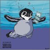 Cartoon: 20th Anniversary of Nevermind (small) by Penguin_guy tagged nirvana nevermind grunge punk rock seattle 20 years anniversary thomas baehr curt cobain dave grohl penguins pole comic strip chris novoselic sub pop mtv