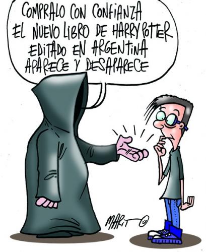 Cartoon: HARRY POTTER (medium) by Mario Almaraz tagged dos,personas,hablando