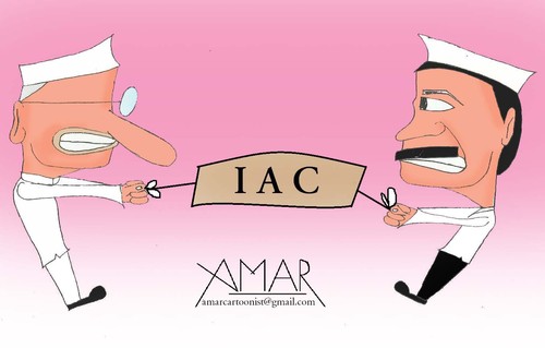 Cartoon: Anna Hazare (medium) by Amar cartoonist tagged amar,cartoons
