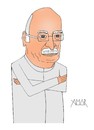 Cartoon: Lal Krishna Advani (small) by Amar cartoonist tagged amar,caricature