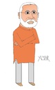 Cartoon: Narendra Modi Caricature (small) by Amar cartoonist tagged narendra,modi,caricature