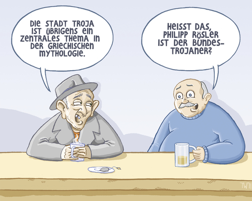 Cartoon: Die Belagerung (medium) by Tobias Wieland tagged wieland,tobias,bka,finanzen,krise,europa,euro,griechen,troika,griechenland,rösler,philipp,programm,abhörskandal,skandal,online,internet,club,computer,chaos,ccc,geheimdienst,staat,agent,spionage,trojaner,seehofer,herrmann,bayern,bundestrojaner,troja,troja,bundestrojaner,trojaner,ccc,chaos computer club,internet,online,skandal,programm,rösler,griechenland,troika,griechen,europa,krise,finanzen,bka,spionage,abhörskandal,chaos,computer,club