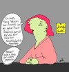 Cartoon: Maria Tibulski aus Bocholt (small) by Marbez tagged tibulski,steinbruch,handelsschule
