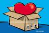 Cartoon: love.. (small) by azizyavuzdogan tagged care love attention ragard sevgi korumak aziz yavuzdogan
