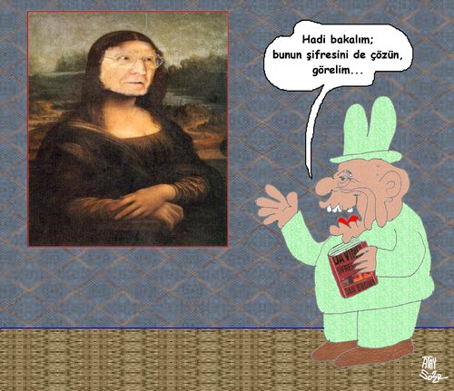 Cartoon: ressam1 (medium) by ataysozer tagged monalisa