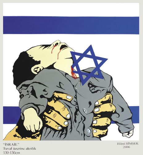 Cartoon: Israel - Palestine (medium) by Hilmi Simsek tagged israel,palestine,bayb,child