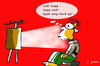 Cartoon: KPK on television (small) by yan setiawan tagged crazynews