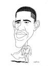 Cartoon: obama (small) by Jura Karikatura tagged obama,jurakarikatura,kvestek