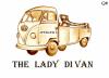 Cartoon: THE LADY DI VAN (small) by QUIM tagged diana spencer divan van