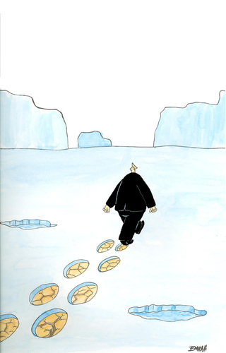Cartoon: global warming (medium) by emraharikan tagged global,warming